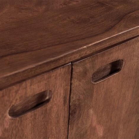 RENDEZ VOUS DéCO Buffet Colombo En Bois Massif - Marron 5 RENDEZ VOUS DéCO Buffet Colombo En Bois Massif - Marron – Image 5