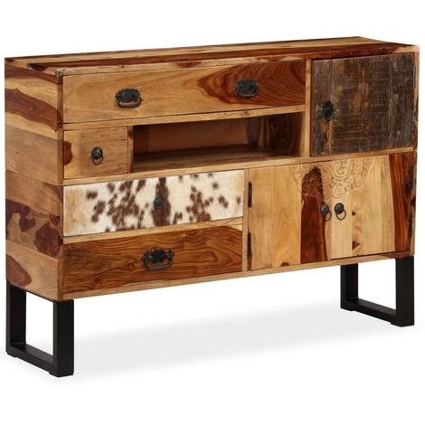 Buffet 115x30x80 Cm Bois Massif De Sesham VidaXL 5 Buffet 115x30x80 Cm Bois Massif De Sesham VidaXL – Image 5