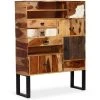 Buffet 100x30x130 Cm Bois Massif De Sesham VidaXL - Brun