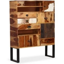 Buffet 100x30x130 Cm Bois Massif De Sesham VidaXL - Brun