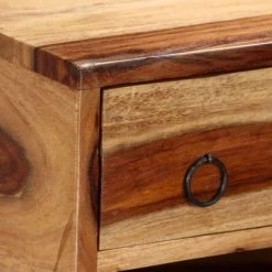 Buffet 100x30x130 Cm Bois Massif De Sesham VidaXL - Brun -Buffet et enfilade Soldes 8997733 5